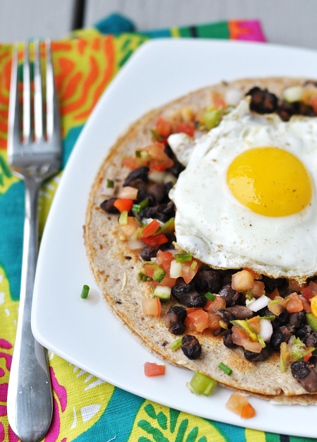 Quick Mexican Breakfast Tostada Recipe — Savor The Thyme - Food, Family ...