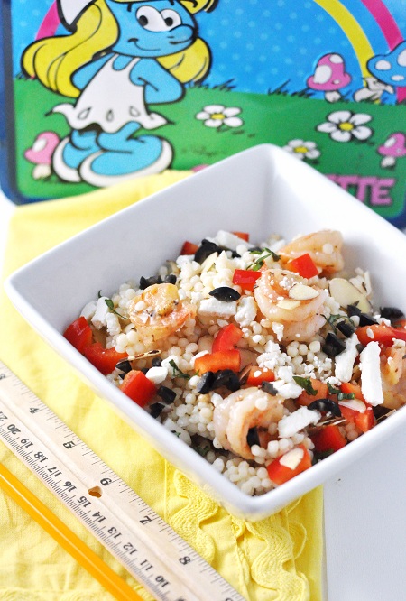 Greek Shrimp and Israeli Couscous Salad