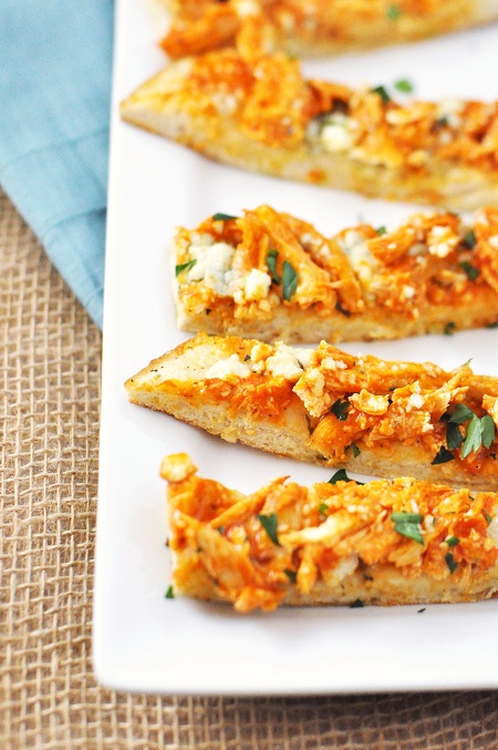 Semi Homemade Buffalo Chicken Pizza Bread Sticks Recipe