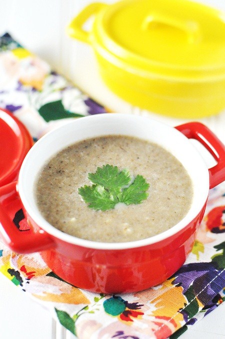 Cream of Mushroom & Barley Soup