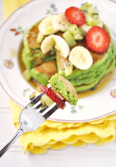 St. Patrick’s Day Breakfast: Green & Fluffy Wheat Germ Pancakes Recipe - Draft