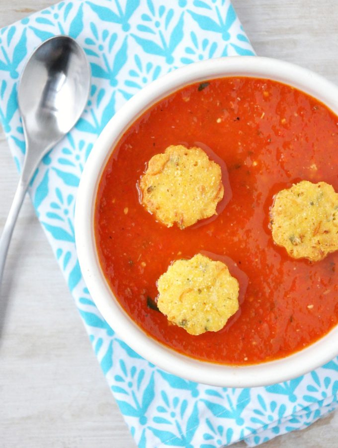 Savory Cornbread Croutons with Parmesan & Herbs Recipe