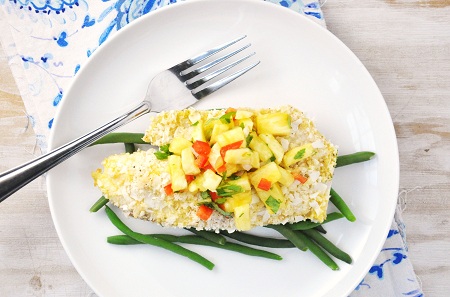 Baked Coconut & Panko Crusted Tilapia Recipe