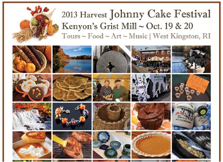 Come grab a few copies of Rhode Island Recipes at Kenyon's Johnny Cake Festival