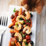 Italian Shrimp Antipasto Salad Recipe {Clean Eating, Gluten-Free, Dairy-Free}