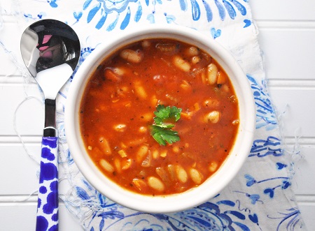 Spaghetti Sauce Tomato Bean Soup #recipe