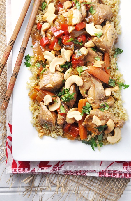 Slow Cooker Cashew Chicken