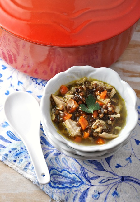 Lentil & Chicken Soup Recipe