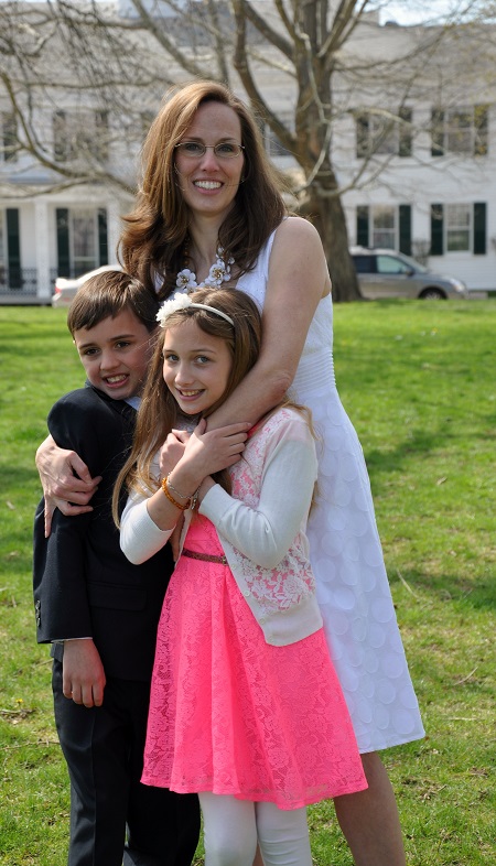 Our family gathered to celebrate our son's Communion. He and his daddy shopped for his suit, and despite my vision of a bowtie, he opted for a standard tie.  