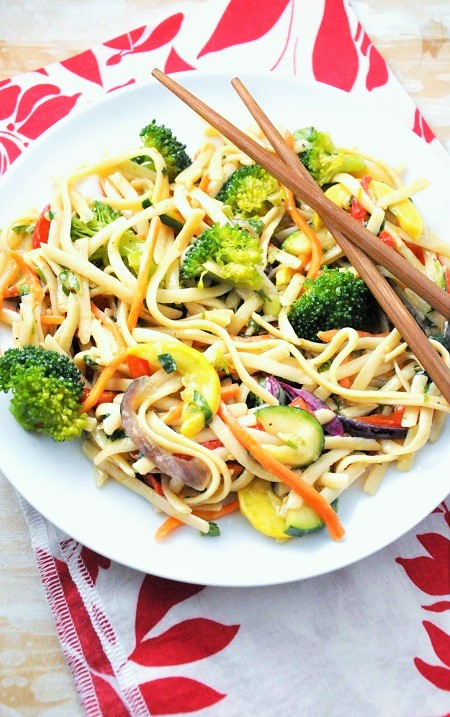 Asian Vegetable Noodle Salad