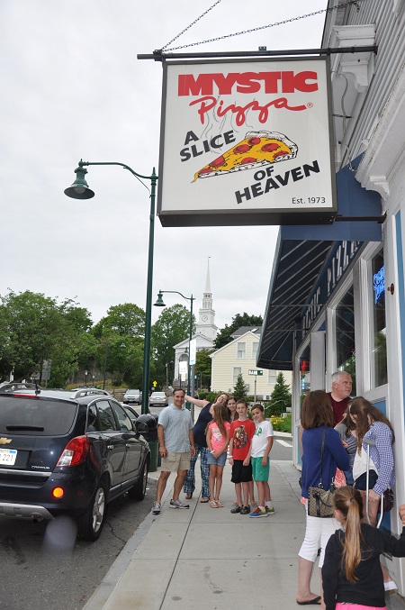 Mystic Pizza is a must-see when exploring Mystic, CT. We fell in love with fried pickles