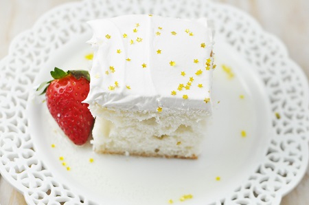 Champagne Poke Cake