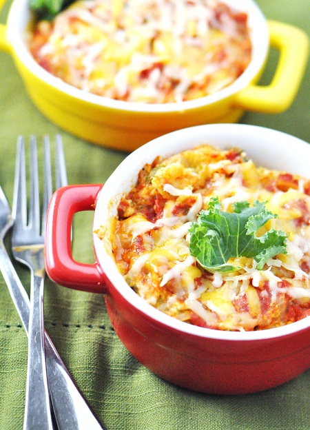 Slow-Cooker Vegetarian Lasagna Mushrooms Kale