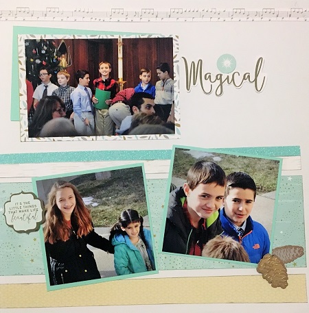 Mom & Me Scrapbook Layout