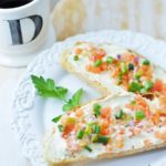 Whipped Ricotta Hummus Salsa Toast