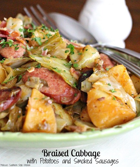 Braised cabbage