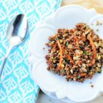 Garlicky Turmeric Red Quinoa Salad Recipe