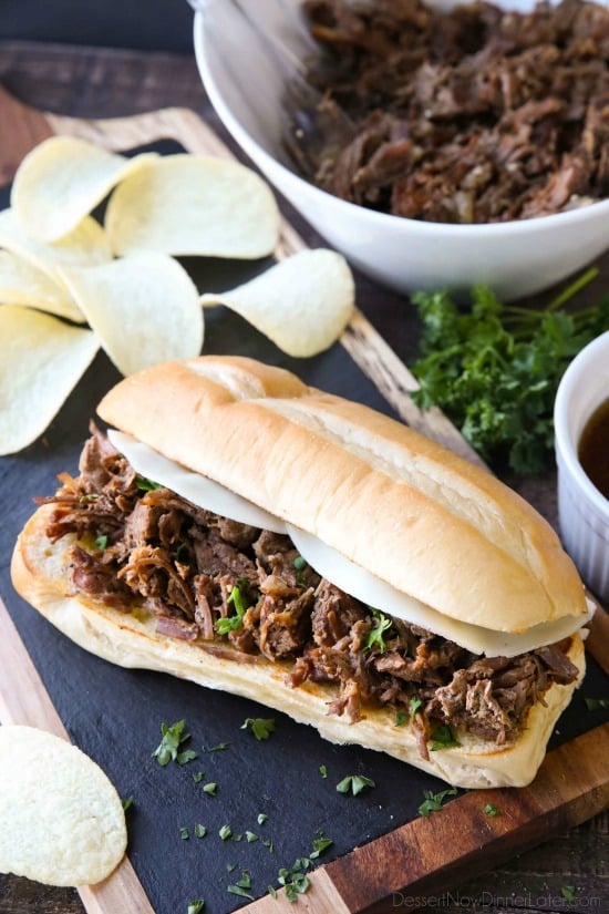 Instant Pot French Dip Sandwiches