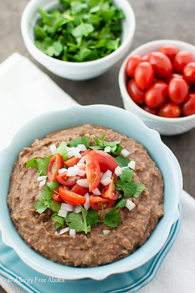 Instant Pot Refried Beans Recipe from Allergy Free Alaska