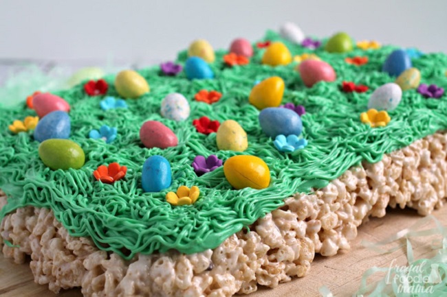 Easter Egg Hunt Rice Krispies Treats