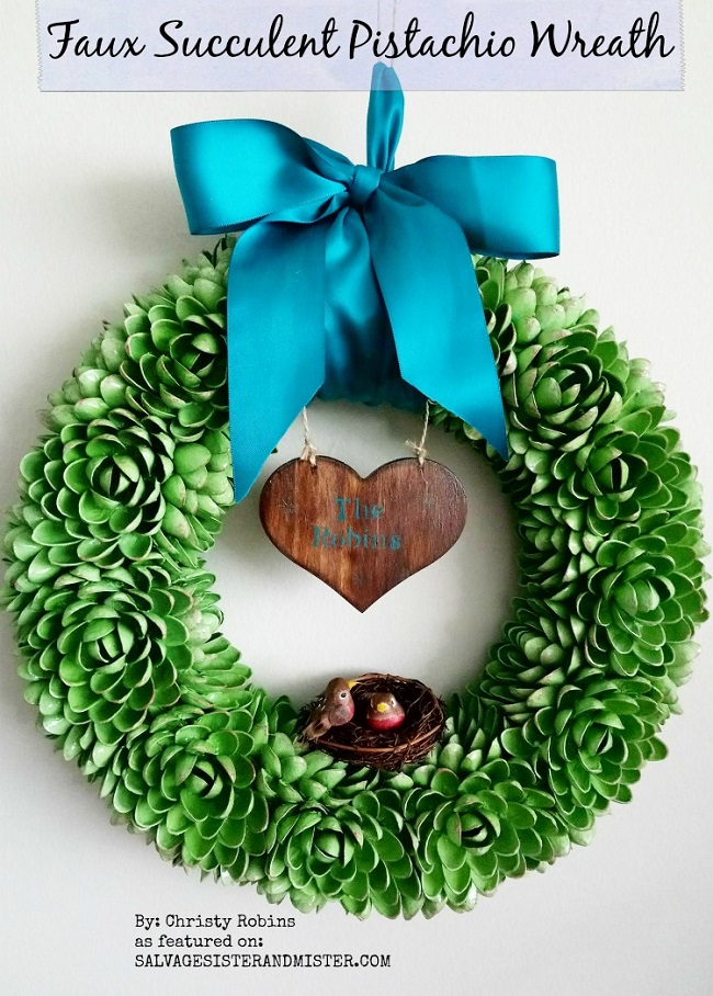 DIY Succulent Door Wreath