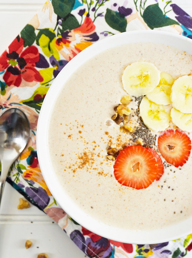 Banana Bread Protein Smoothie Bowl